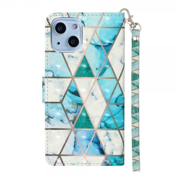 iPhone 15 Plus Etui Motiv Grønn Marmor