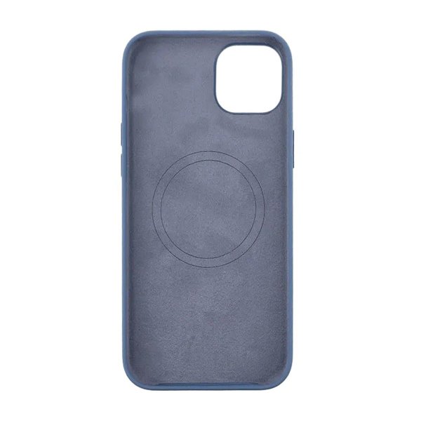 Rvelon iPhone 15 Plus Deksel Silikon MagSafe Blå