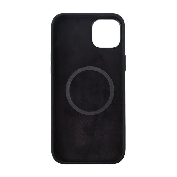 Rvelon iPhone 15 Plus Deksel Silikon MagSafe Svart