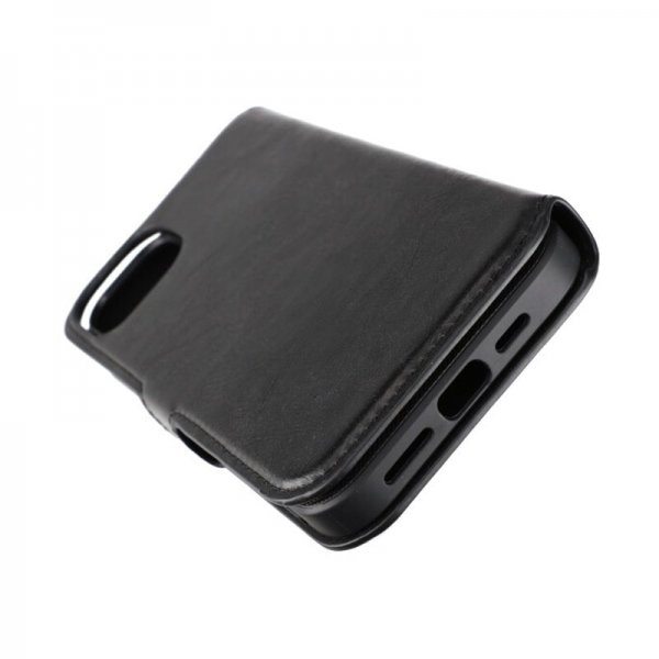 Rvelon iPhone 15 Plus Etui Detachable Wallet Case Svart
