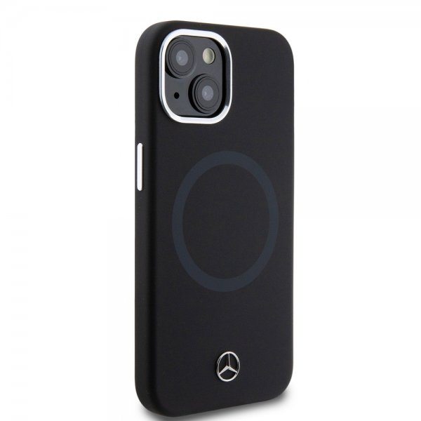 Mercedes Benz iPhone 15 Plus Deksel Bicolor MagSafe Svart
