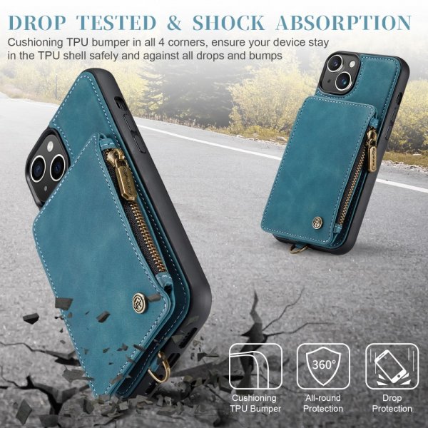 CaseMe iPhone 15 Plus Deksel C20 Series Petrol