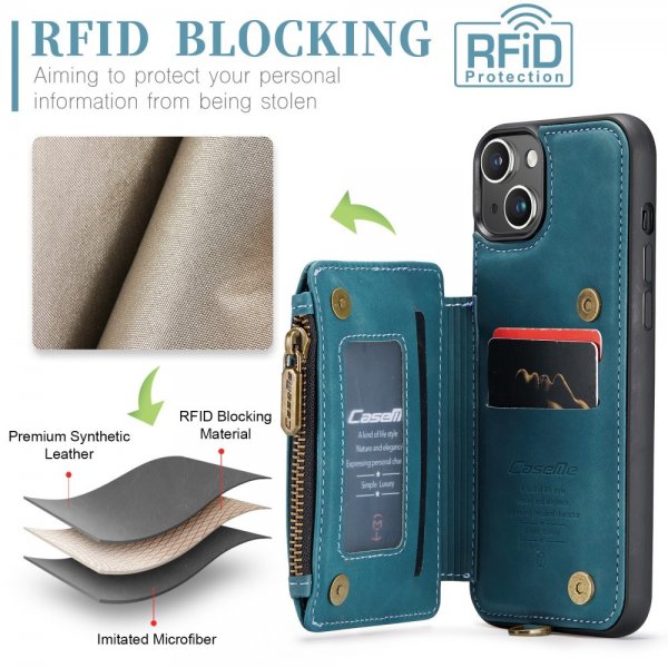 CaseMe iPhone 15 Plus Deksel C20 Series Petrol