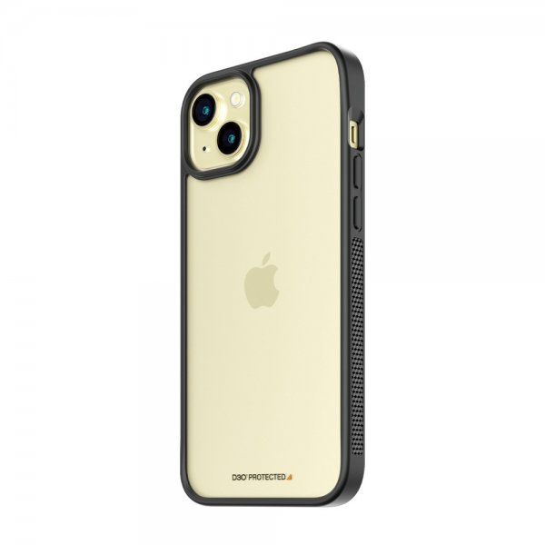 PanzerGlass iPhone 15 Plus Deksel ClearCase D3O Svart