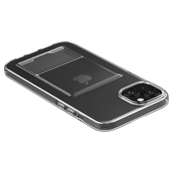 Spigen iPhone 15 Plus Deksel Crystal Slot Crystal Clear