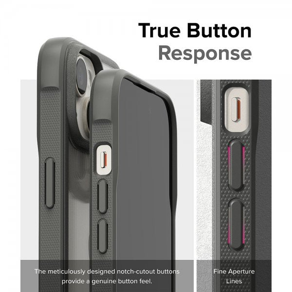 Ringke iPhone 15 Plus Deksel Fusion Bold Grå