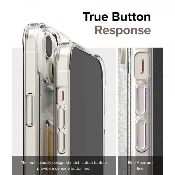 Ringke iPhone 15 Plus Deksel Fusion Card Clear