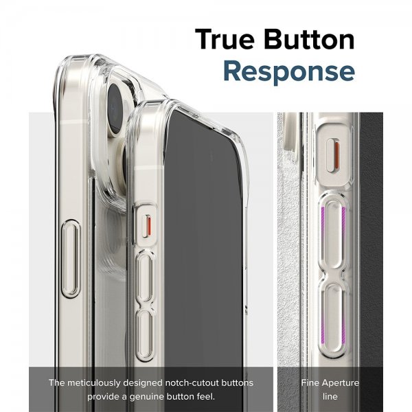 Ringke iPhone 15 Plus Deksel Fusion Clear