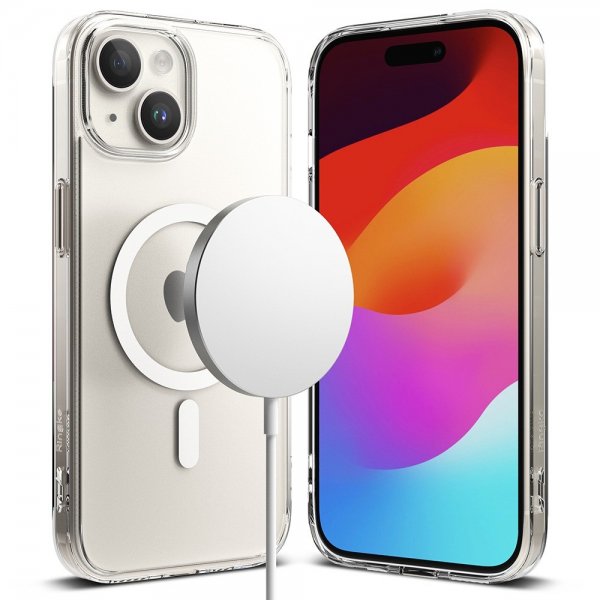 Ringke iPhone 15 Plus Deksel Fusion Magnetic Matte Clear