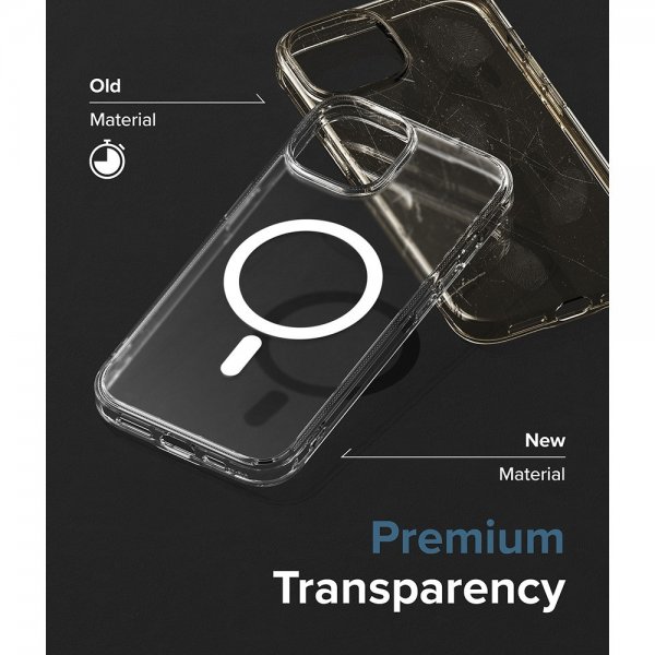 Ringke iPhone 15 Plus Deksel Fusion Magnetic Matte Clear