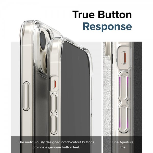Ringke iPhone 15 Plus Deksel Fusion Matte Clear