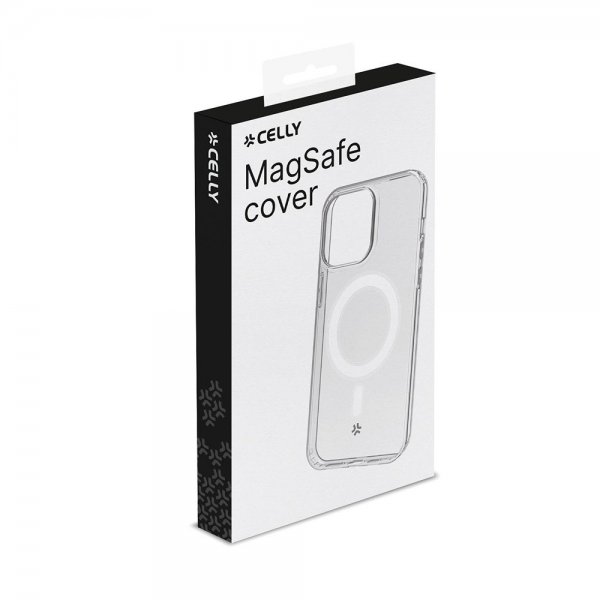 Celly iPhone 15 Plus Deksel GELSKINMAG MagSafe Transparent