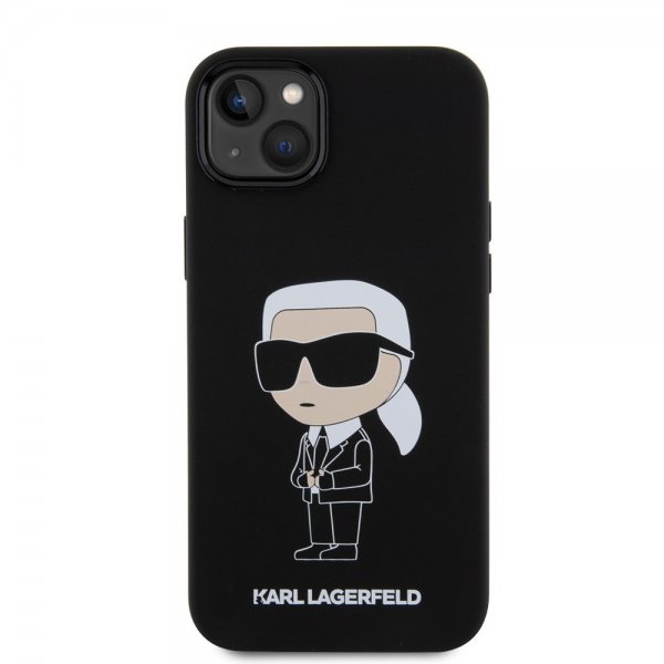 Karl Lagerfeld iPhone 15 Plus Deksel Ikonik NFT Svart