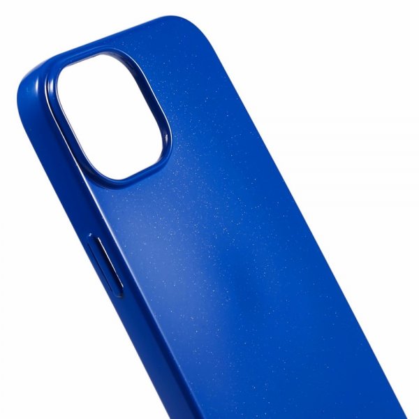 Mercury iPhone 15 Plus Deksel Jelly Glitter Blå
