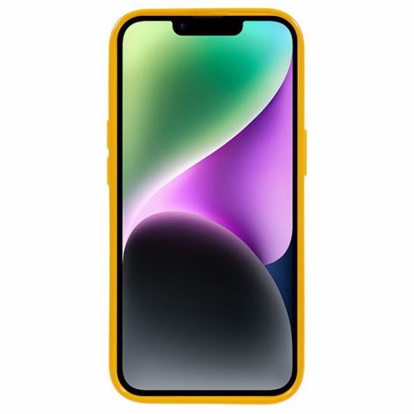 Mercury iPhone 15 Plus Deksel Jelly Glitter Gul