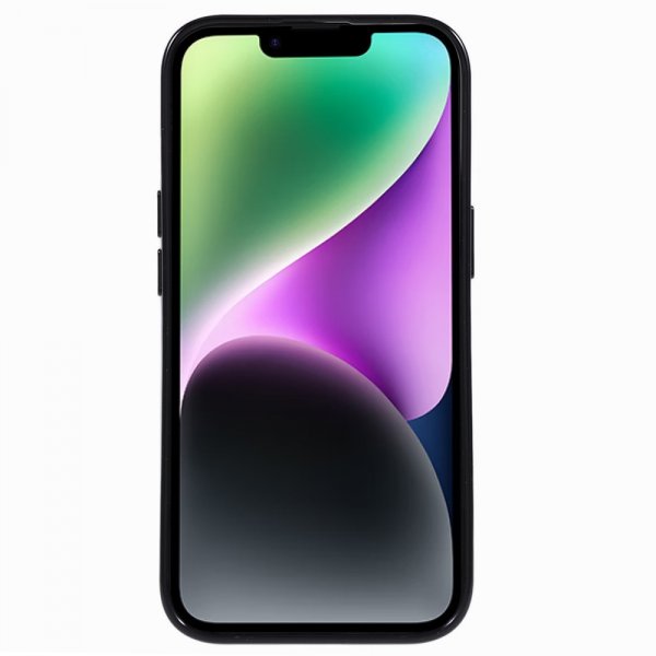 Mercury iPhone 15 Plus Deksel Jelly Glitter Svart