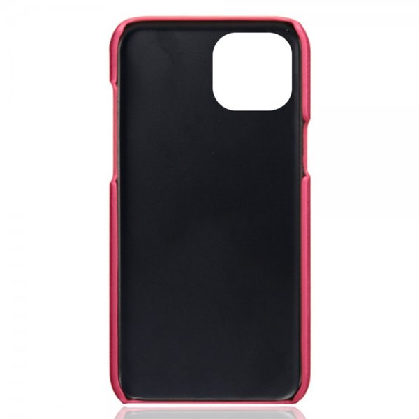 iPhone 15 Plus Deksel med To Kortlommer Magenta