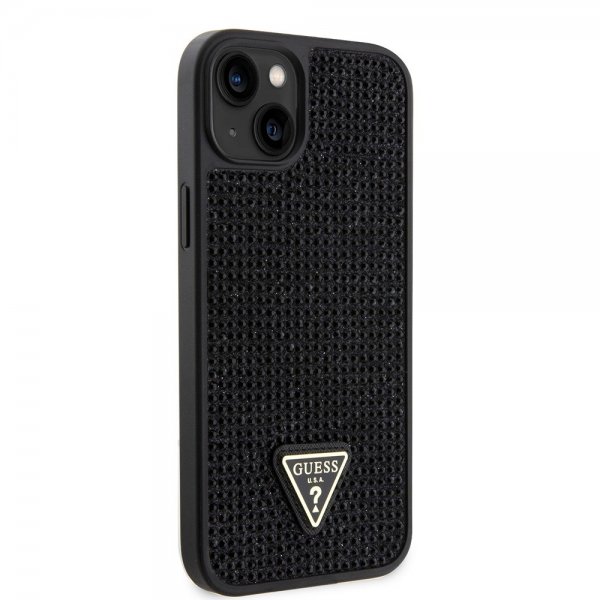 Guess iPhone 15 Plus Deksel Rhinestone Svart