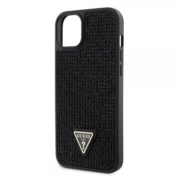 Guess iPhone 15 Plus Deksel Rhinestone Svart