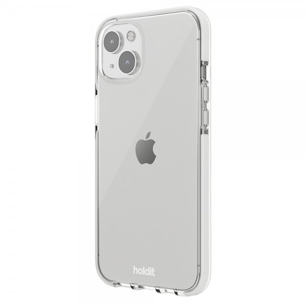 holdit iPhone 15 Plus Deksel Seethru Hvit