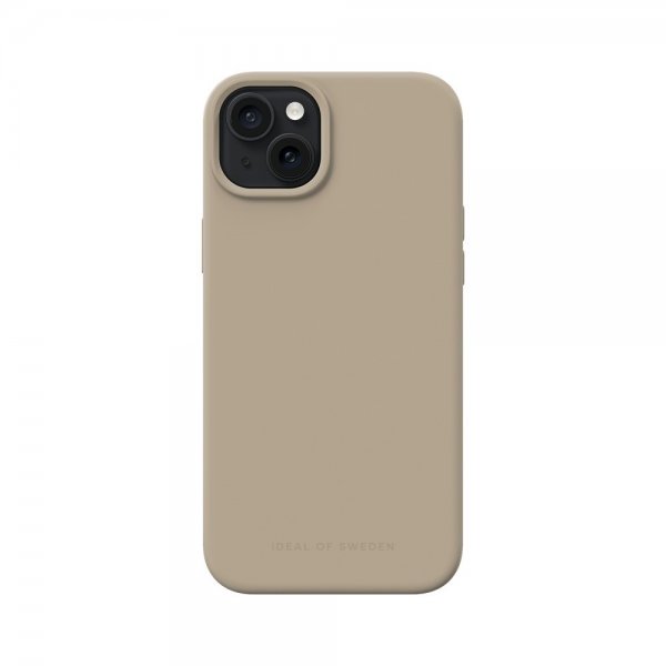 Ideal of Sweden iPhone 15 Plus Deksel Silicone Case MagSafe Beige