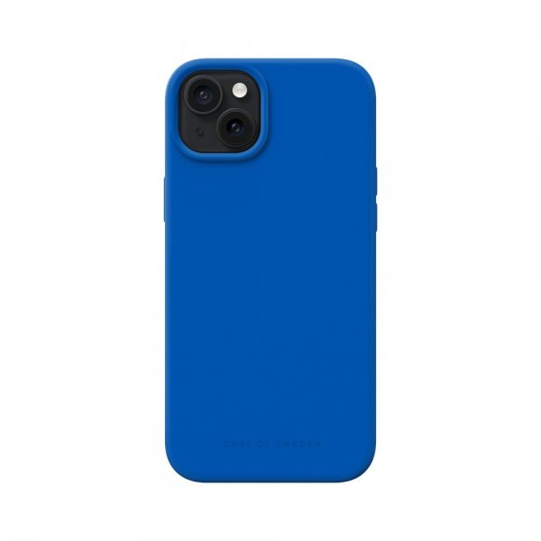 Ideal of Sweden iPhone 15 Plus Deksel Silicone Case MagSafe Cobalt Blue