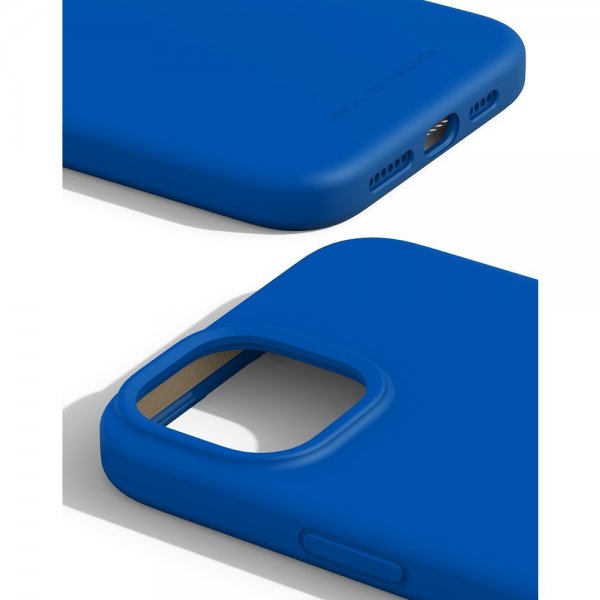 Ideal of Sweden iPhone 15 Plus Deksel Silicone Case MagSafe Cobalt Blue