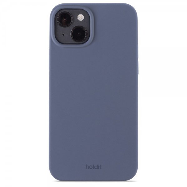 holdit iPhone 15 Plus Deksel Silikon Pacific Blue