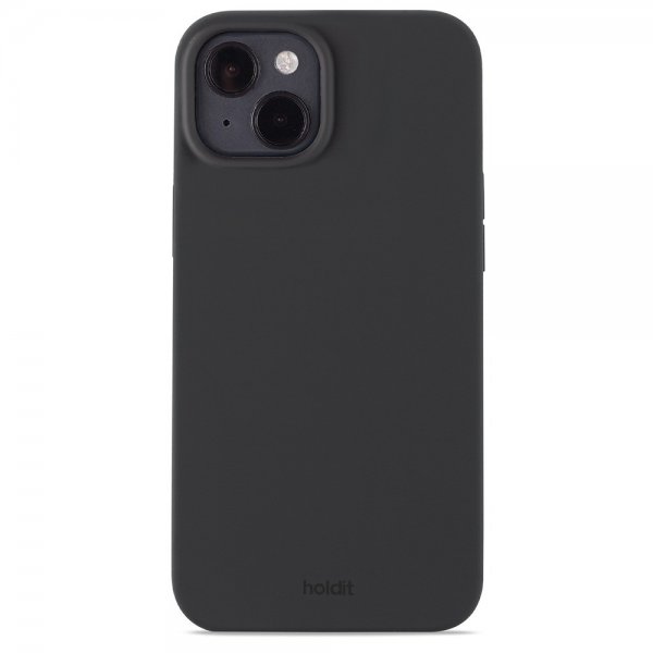 holdit iPhone 15 Plus Deksel Silikon Svart