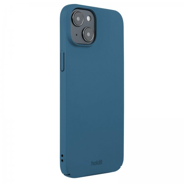 holdit iPhone 15 Plus Deksel Slim Case Denim Blue