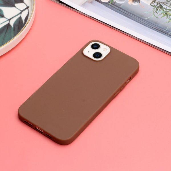 iPhone 15 Plus Deksel TPU Kaffe