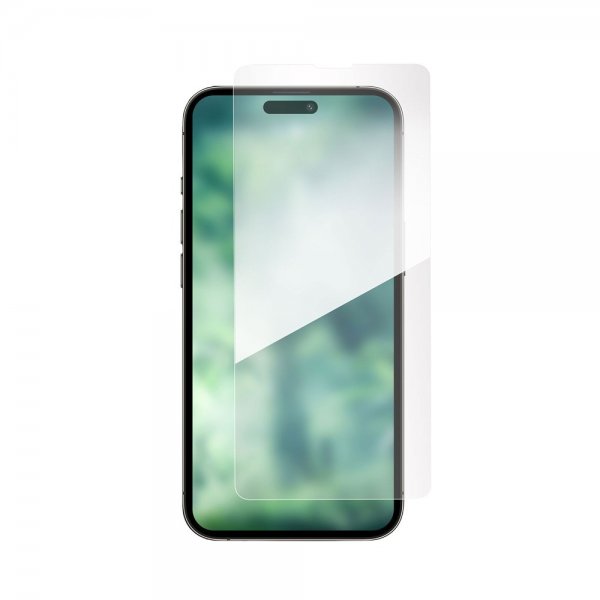 Xqisit iPhone 15 Plus Skjermbeskytter Tough Glass Case Friendly