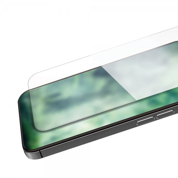 Xqisit iPhone 15 Plus Skjermbeskytter Tough Glass Case Friendly