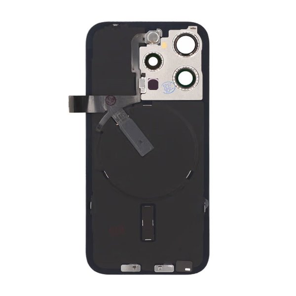 iPhone 15 Pro baksideglass komplett OEM - titanhvit