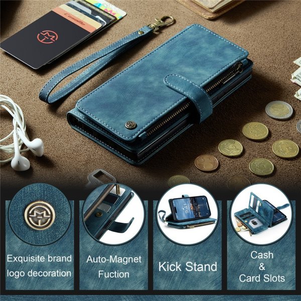 CaseMe iPhone 15 Pro Etui C30 Series Petrol