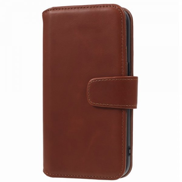 Nordic Covers iPhone 15 Pro Etui Essential Leather Maple Brown