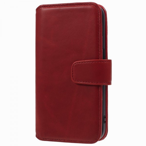 Nordic Covers iPhone 15 Pro Etui Essential Leather Poppy Red