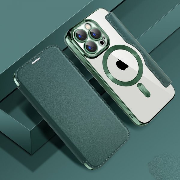 iPhone 15 Pro Etui MagSafe Grønn
