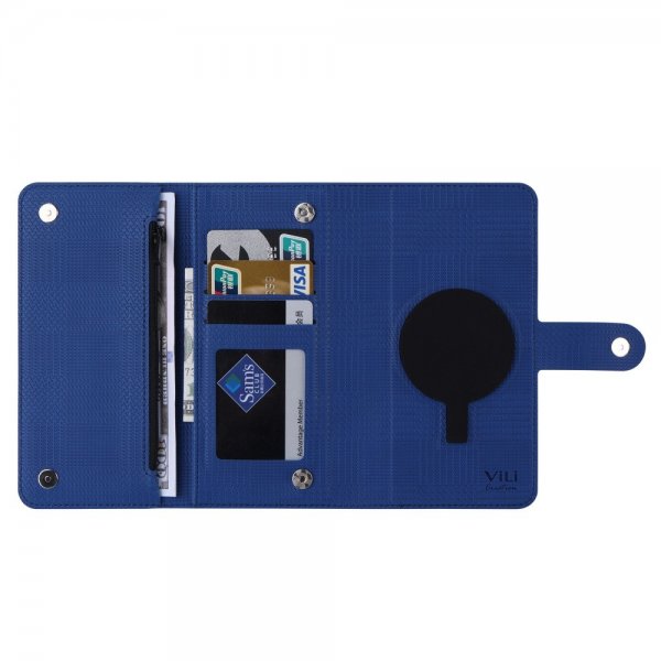 VILI iPhone 15 Pro Etui Avtagbart Deksel GHB Series MagSafe Blå