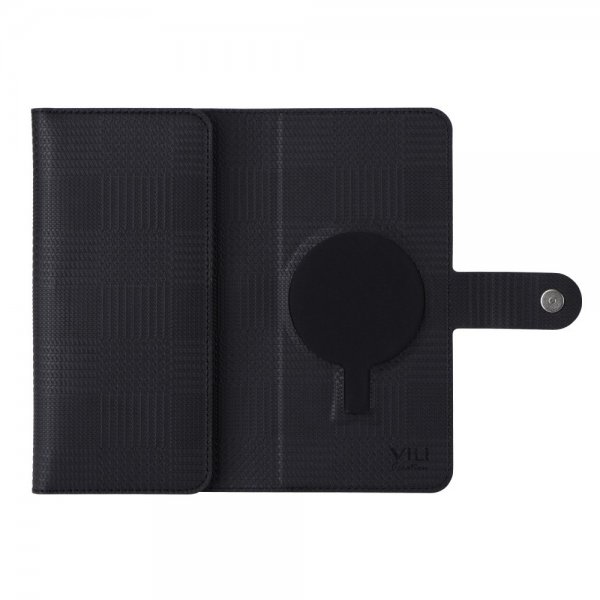 VILI iPhone 15 Pro Etui Avtagbart Deksel GHB Series MagSafe Svart
