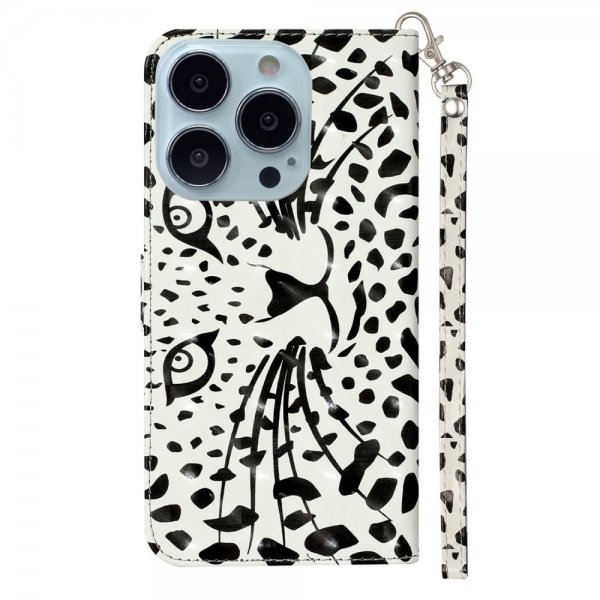 iPhone 15 Pro Etui Motiv Leopard