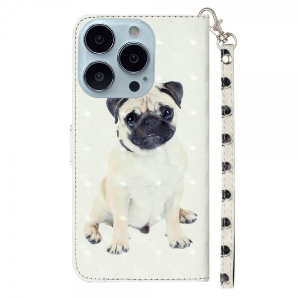 iPhone 15 Pro Etui Motiv Mops
