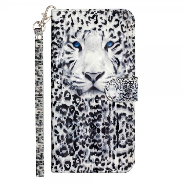 iPhone 15 Pro Etui Motiv Hvit Tiger