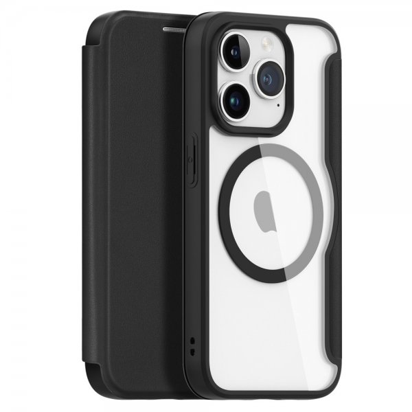 Dux Ducis iPhone 15 Pro Etui Skin X Pro Series MagSafe Svart