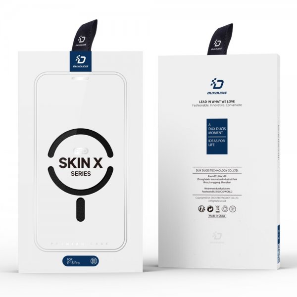 Dux Ducis iPhone 15 Pro Etui Skin X Pro Series MagSafe Svart