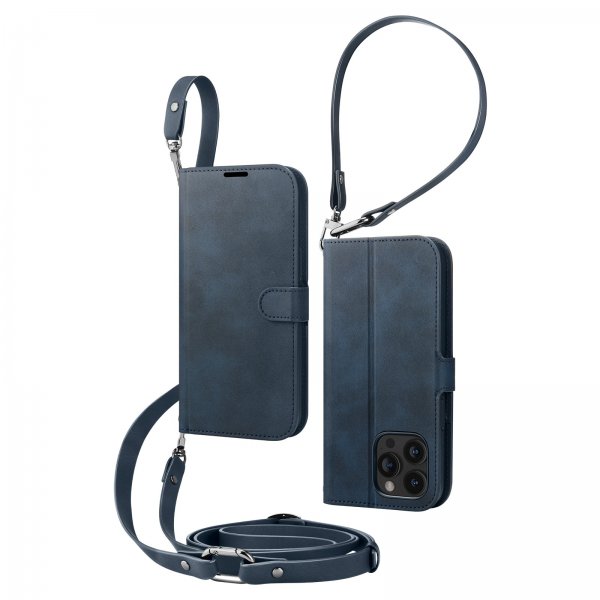 Spigen iPhone 15 Pro Etui Wallet S Pro Navy