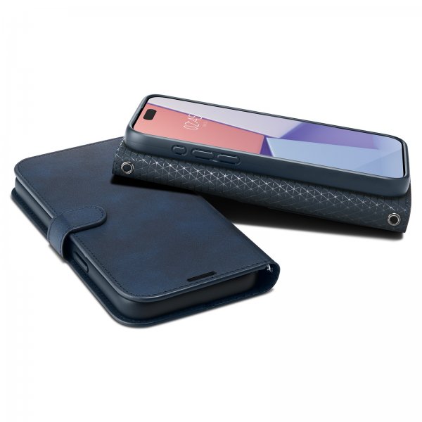 Spigen iPhone 15 Pro Etui Wallet S Pro Navy
