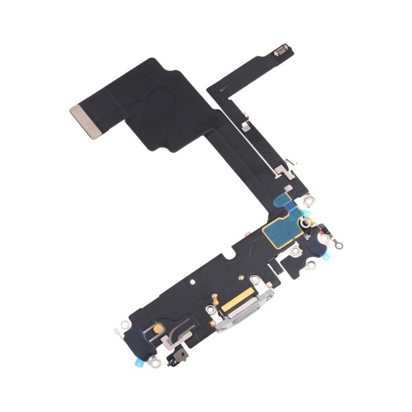 iPhone 15 Pro ladekontakt med flekskabel - hvit