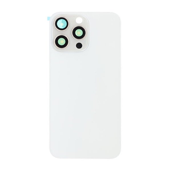iPhone 15 Pro Max Baksideglass med Magsafe Magnet - Hvit