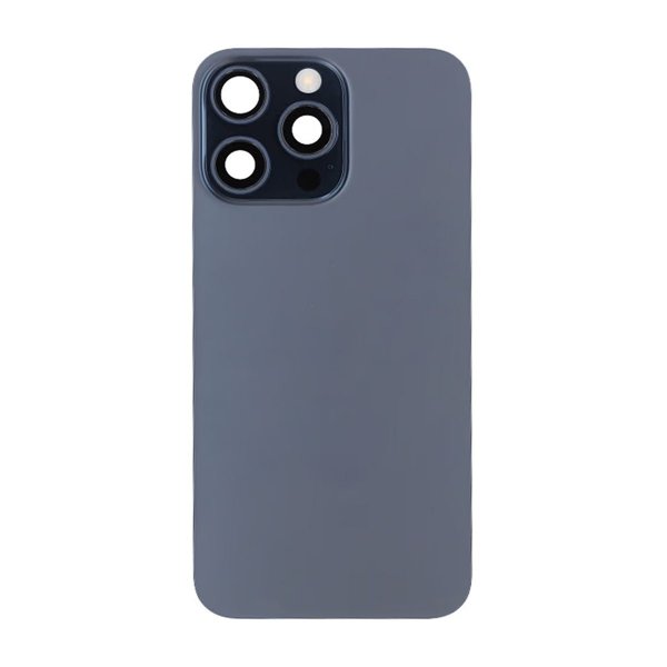 iPhone 15 Pro Max Baksideglass Komplett OEM - Titanblå